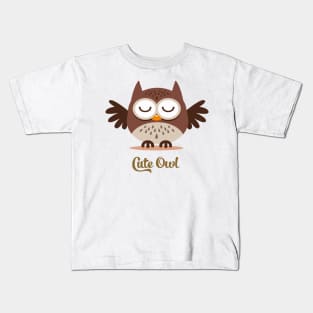 Cute owl lover Kids T-Shirt